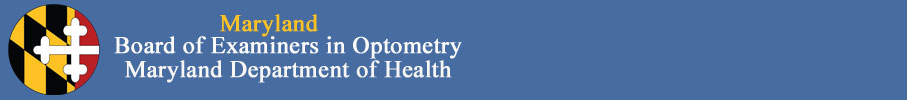 Maryland Board of Examiners in Optometry Health Renewal